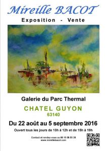EXPOSITION  VENTE solo CHATEL GUYON